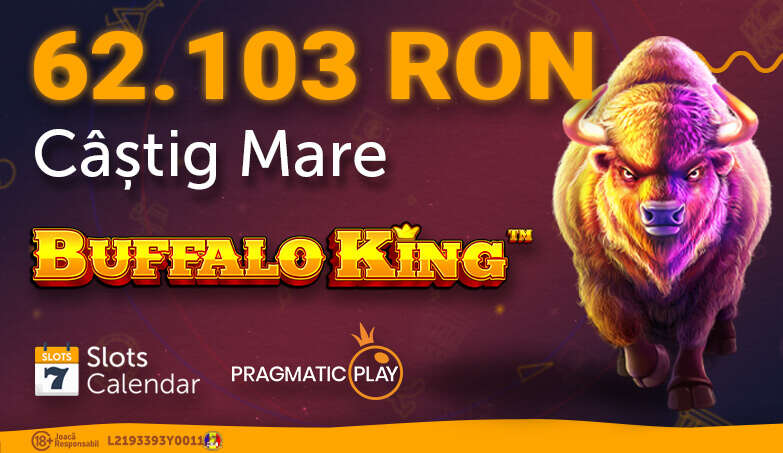 Câștig de 62.103 RON la Buffalo King