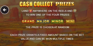 Cash Collect Silver Bullet Bandit Cash Collect Prizes