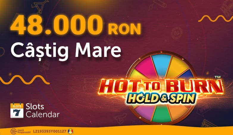 Câștig mare de 48.000 RON la Hot to Burn: Hold and Spin!