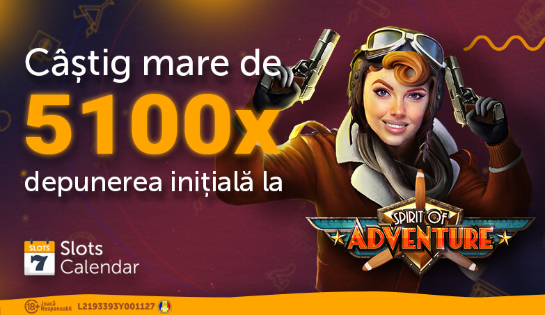 A câștigat de 5100x mai mulți bani la Spirit of Adventure!