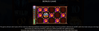 Dark Wolf Bonus Game