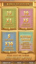 Egypts Book of Mystery bonus selection