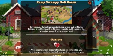 Beetle Bailey Camp Swampy Golf Bonus
