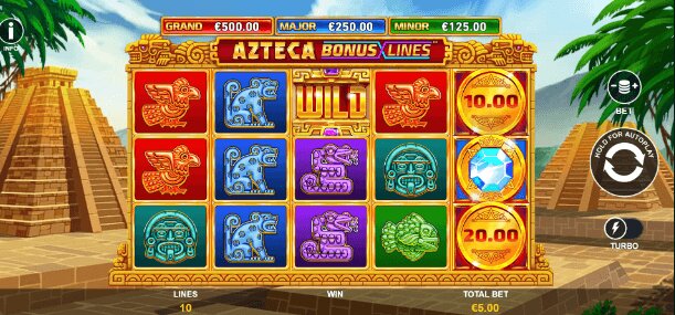 Azteca Bonus Lines Tema si Aspect