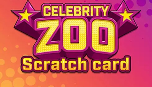 Celebrity Zoo Scratch Card