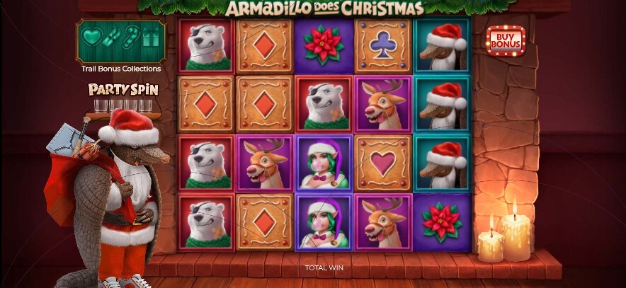 Armadillo Does Christmas Theme