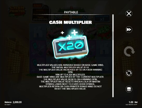 Cash Printer Heist Cash Multiplier