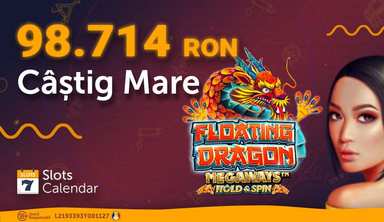 Câștig mare de 98714.02 RON la Floating Dragon Megaways!