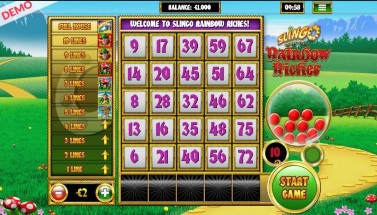 Slingo Rainbow Riches Theme