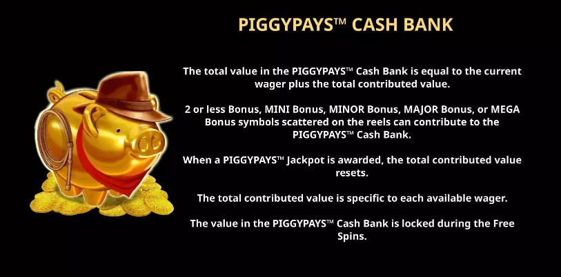 Adventure PIGGYPAYS El Dorado Piggypays Cash Bank