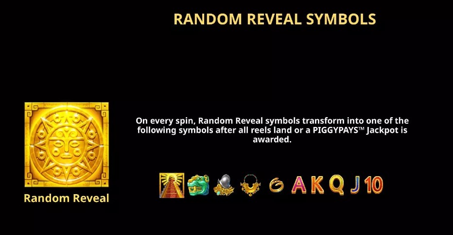 Adventure PIGGYPAYS El Dorado Random Reveal Symbols