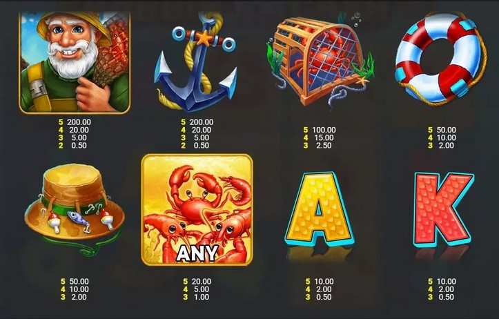 Crabbin' For Cash Extra Big Catch Symbols 1