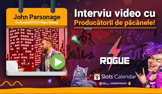 Faceți cunoștință cu creatorii de sloturi – Interviul lui John Parsonage de la Rogue Gaming!