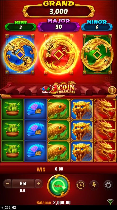 3 Coin Treasures Theme & Design